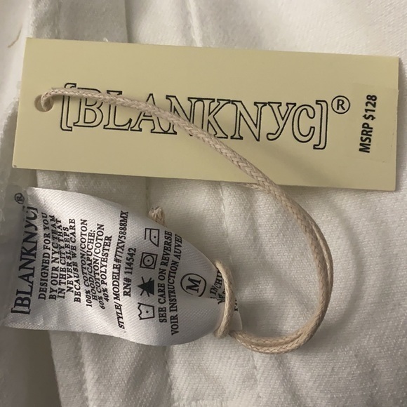 BLANKNYC White Denim Jacket With Hoodie - Picture 5 of 5